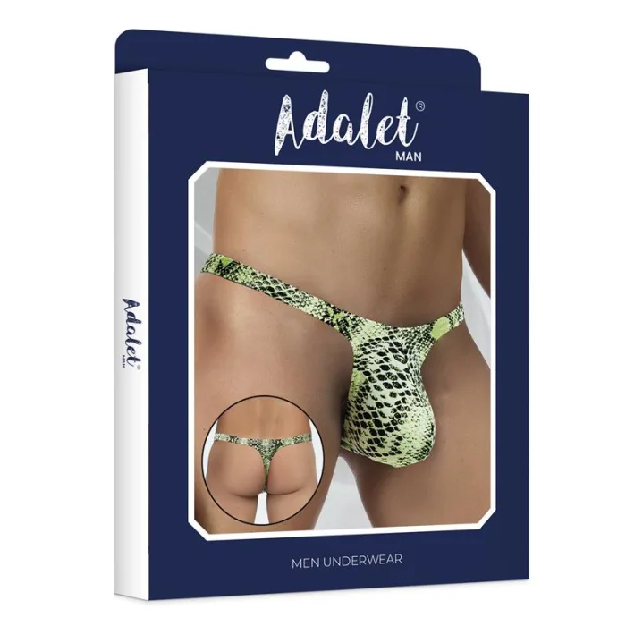 Tanga Estampado De Serpiente Maver - detalle 3