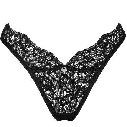 tanga semitransparente negro bellastia obsessive - detalle 5