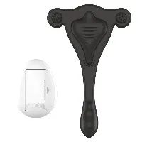 tanga vibrador con control remoto usb negro - detalle 4