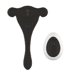 tanga vibrador con control remoto usb negro