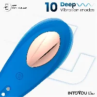 tanga vibrador para braguita con app azul - detalle 4
