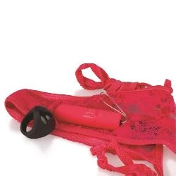 tanga vibrador remoto controlado por anillo color rojo 2 - detalle 4