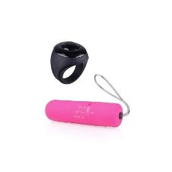 tanga vibrador remoto controlado por anillo pink rosa