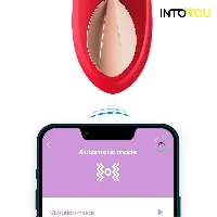 tanta vibrador braguita app silicona rojo - detalle 4