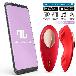 tanta vibrador braguita app silicona rojo
