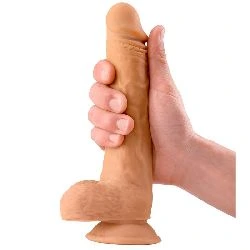 dildo realista con testiculos 23 cm natural tod - detalle 3