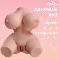 torso sexual real con vibración frieda - detalle 10