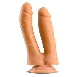 dildo doble realista 18cm natural twin - detalle 3