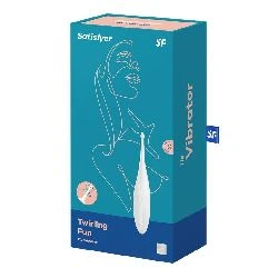 varita vibradora twirling fun satisfyer blanca - detalle 4