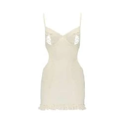 vestido blanco bianca ecru avanue - detalle 3