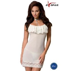 vestido sexy ariel ecru avanua