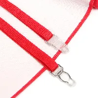 vestido sexy de cuero con cremallera rojo - detalle 7