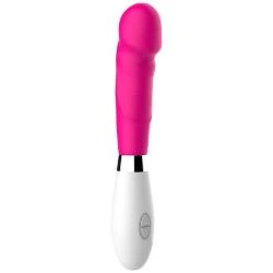 vibrador barato de silicona rosa louver - detalle 4