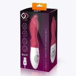 vibrador buldy con usb de silicona flexible y lubricante - detalle 4