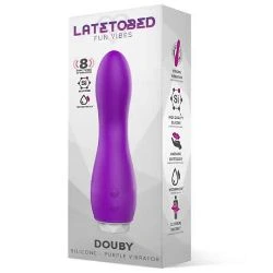 vibrador clasico barato morado douby de latetobed - detalle 2
