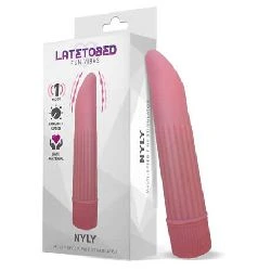 vibrador clasico rosa nyly