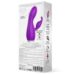 vibrador con conejito morado couby latetobed - detalle 3