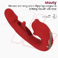 Vibrador con Conejito Mordisqueo Mouty con App - detalle 3