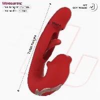 Vibrador con Conejito Mordisqueo Mouty con App - detalle 6