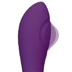 vibrador con conejito punto g y fucion pulsacion usb margnetico silicona - detalle 4