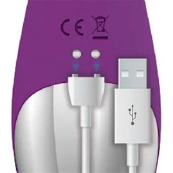 vibrador con conejito punto g y fucion pulsacion usb margnetico silicona - detalle 5