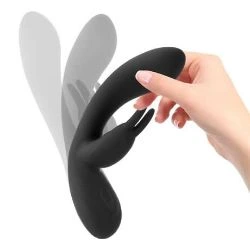 vibrador con conejito rampante conexion usb noir tardenoche - detalle 3