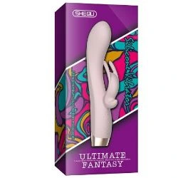 vibrador con conejito rampante de silicona con usb mie 12 cm - detalle 6