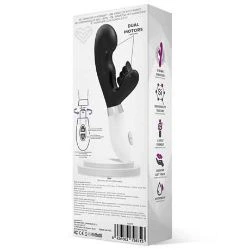 vibrador con conejito rampante negro sliper - detalle 3