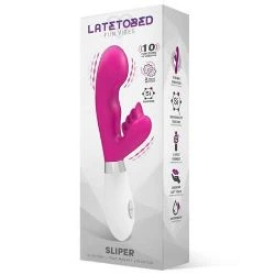 vibrador con conejito rosa sliper latetobed - detalle 2