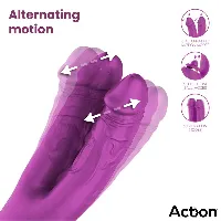 vibrador con dildos y bola 4 motores - detalle 3