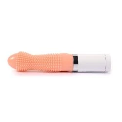 vibrador con funcion de rotacion y de silicona 21 cm shequ - detalle 4