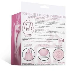 vibrador con lengua pinkrose base magnetica usb silicona - detalle 3