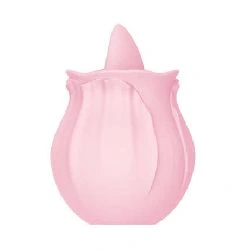 vibrador con lengua pinkrose base magnetica usb silicona - detalle 5