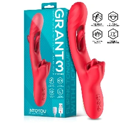 vibrador con lengua rojo licking