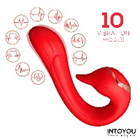 vibrador con lengua rojo swana - detalle 3
