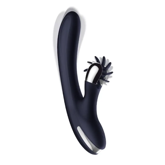 Vibrador con Lenguas Rotadoras Navyspace Azul - detalle 2