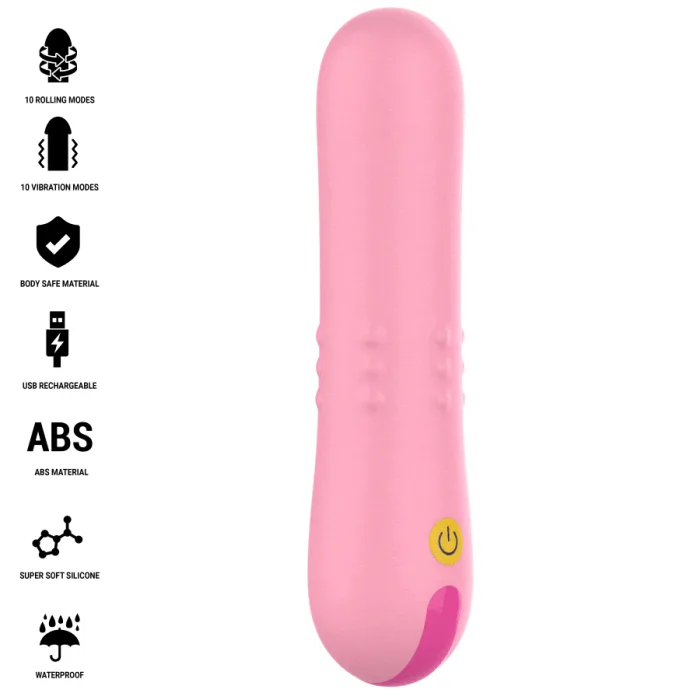 VIBRADOR CON PERLAS GIRATORIAS BARBARA - detalle 2
