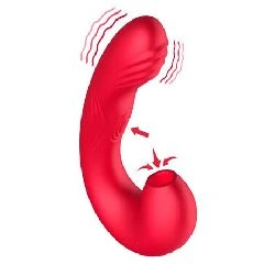 vibrador con succion y 3 motores usb shiva