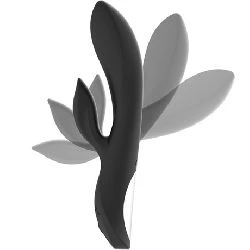 vibrador conejito rampante negro con control touch blacksilver - detalle 3