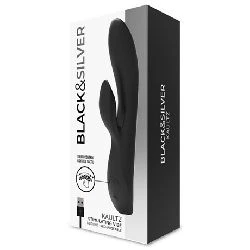 vibrador conejito rampante negro con control touch blacksilver - detalle 6