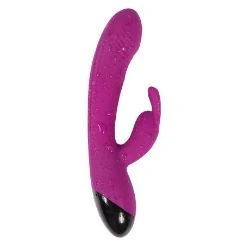 vibrador conejito rampante oscilante de silicona usb huan 21 cm - detalle 9