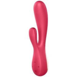vibrador conejito rampante satisfyer mono flex rojo - detalle 2