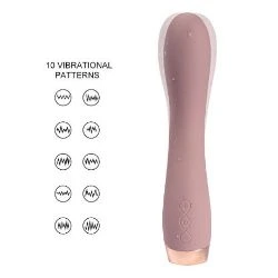 vibrador de 19 cm cargador usb y 10 velocidades shequ - detalle 6