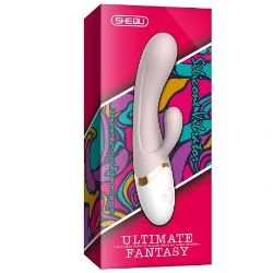 vibrador de 19 cm color nude de silicona y con usb huan - detalle 10