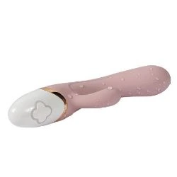 vibrador de 19 cm color nude de silicona y con usb huan - detalle 3