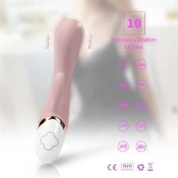 vibrador de 19 cm color nude de silicona y con usb huan - detalle 8