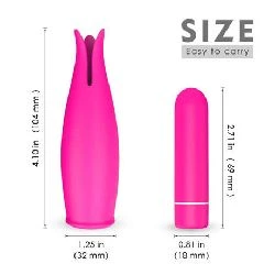 vibrador de petalo usb silicona petalvibe intoyou - detalle 6