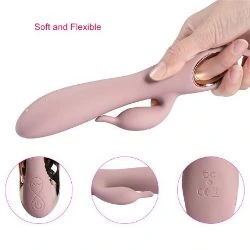 vibrador de silicona con usb de 21 cm katerina shequ - detalle 10