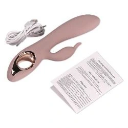 vibrador de silicona con usb de 21 cm katerina shequ - detalle 5