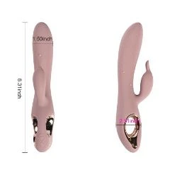 vibrador de silicona con usb de 21 cm katerina shequ - detalle 9